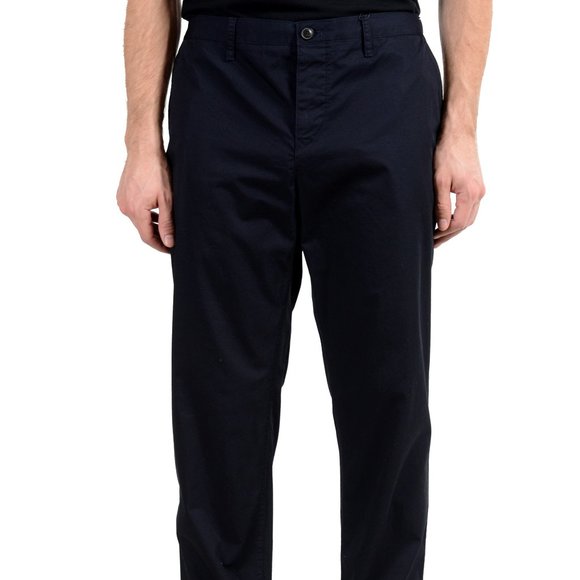 Burberry Men's Dark Blue Casual Pants
